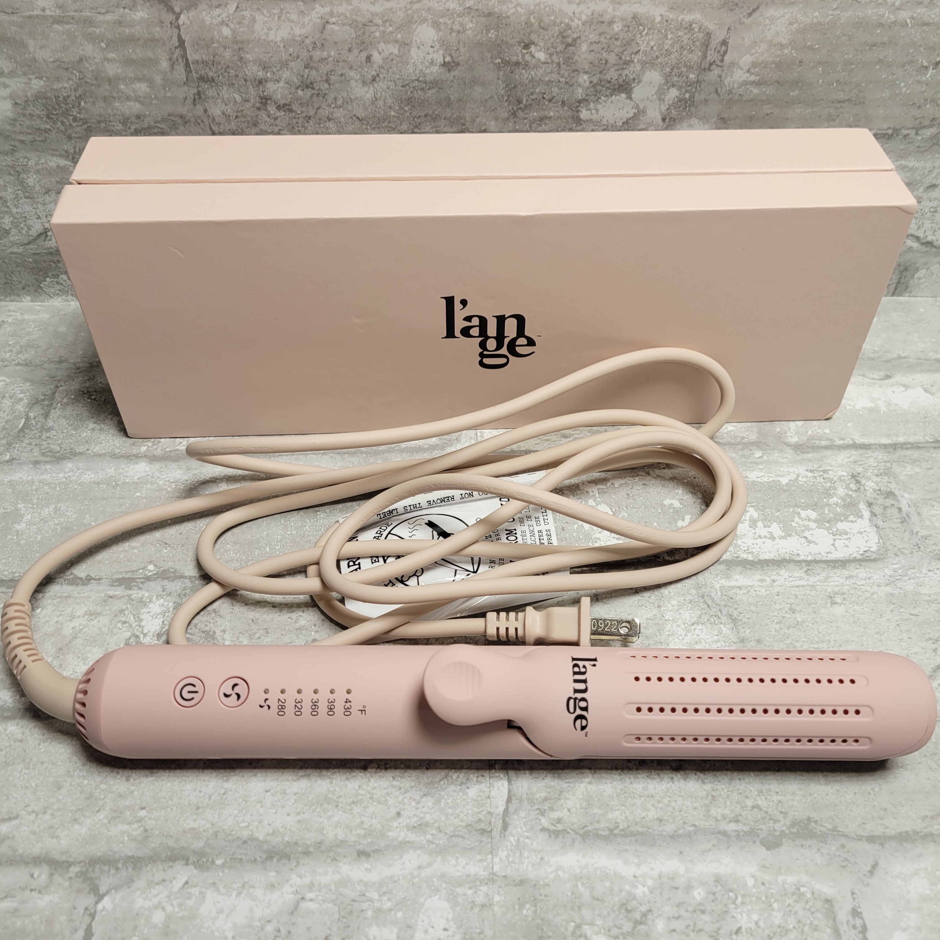 L'ANGE HAIR Le Duo 360 Airflow Styler 2-in-1 Curling Wand, 1 Inch (8037884461294)